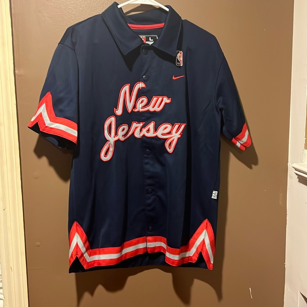NWOT New Jersey collar neck jersey, NBA collection